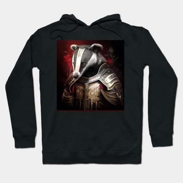 Badger Knight - Bill Hoodie by HIghlandkings